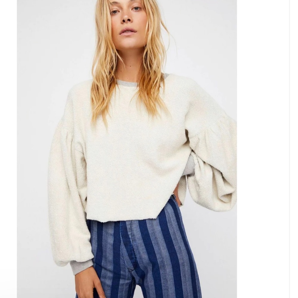 Free People Sleeves Like These Cropped Top